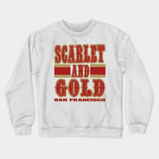 SF LYFE Scarlet and Gold Crewneck Sweatshirt